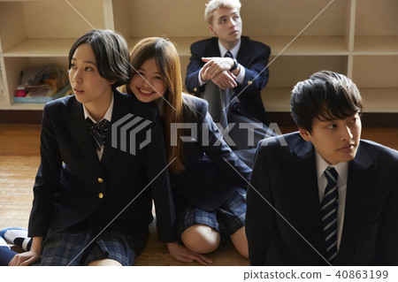High school students classroom international High school students classroom international 40863199