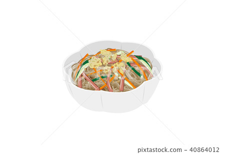 Today's rice vermicelli salad Today's rice vermicelli salad 40864012