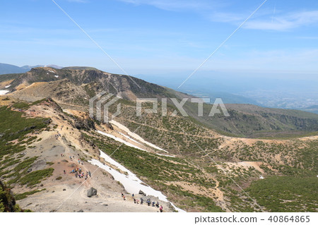 From the summit of Adatara Volcano, Minowa-san, towards Azumayama 40864865