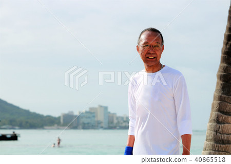 高級休息在威基基海灘休息 高級休息在威基基海灘休息 40865518
