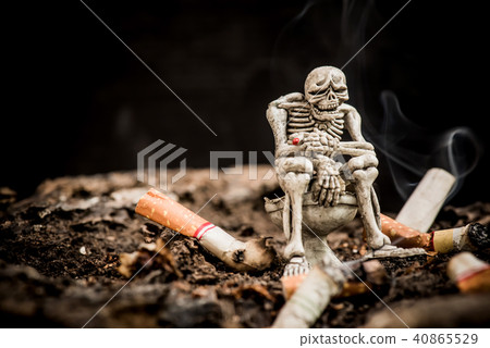 No and Stop smoking for World No Tobacco Day. 40865529