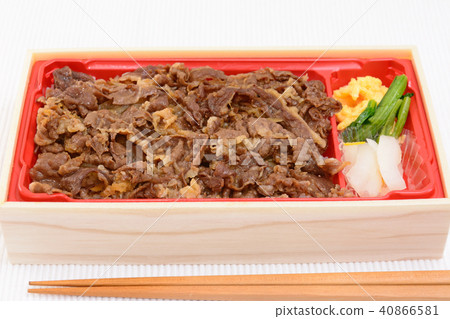 美味黑毛和牛牛肉我便當盒 40866581