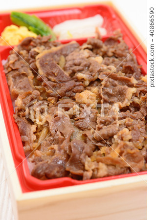 美味黑毛和牛牛肉我便當盒 40866590