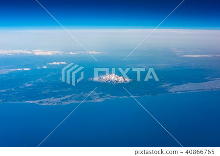 Distant view of Mt. Chokai 40866765