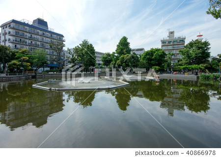 Shimizuike Park in Meguro-ku, Tokyo 40866978