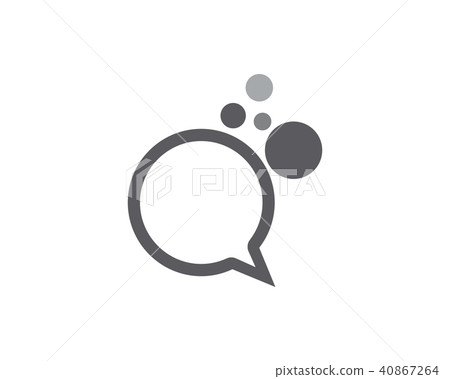 Speech bubble icon vector illustration 40867264