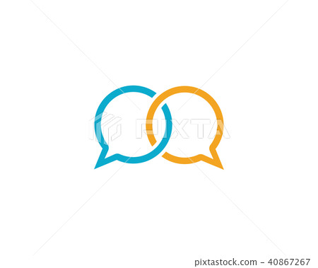 Speech bubble icon vector illustration 40867267