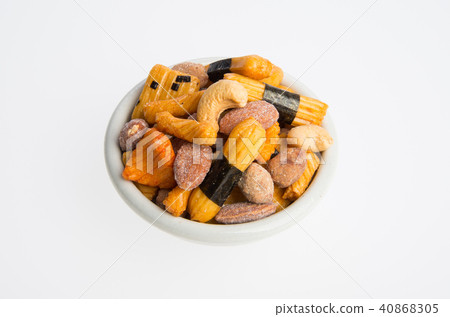 nuts or mix peanuts on a background. nuts or mix peanuts on a background. 40868305