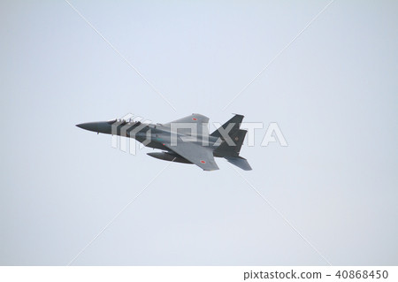 Air Self Defense Force F-15 fighter exhibition flight 40868450