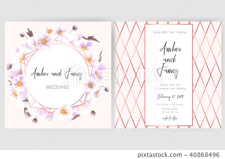 Save the date card, wedding invitation, greeting card with beautiful flowers and letters Save the date card, wedding invitation, greeting card with beautiful flowers and letters 40868496