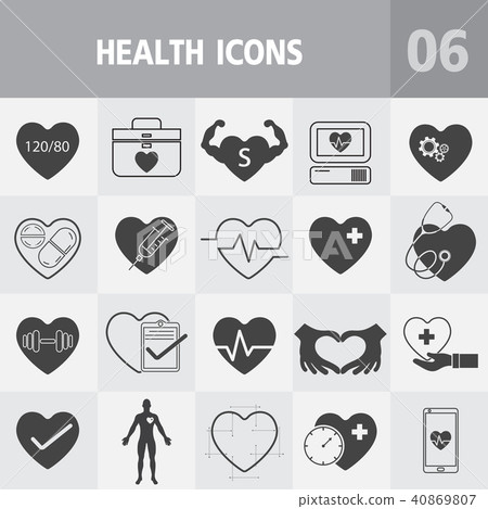 Heart icon,Health thin lines web icon set Heart icon,Health thin lines web icon set 40869807