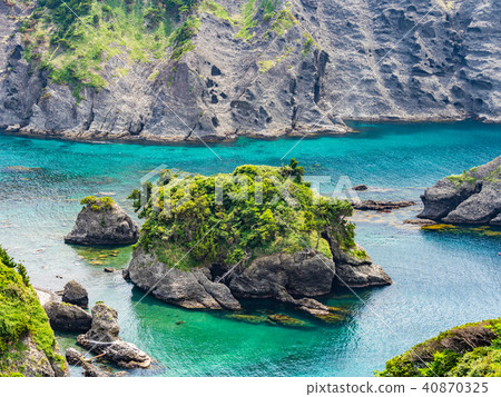 靜岡縣南伊豆町透明度極高的堀藏海水浴場 靜岡縣南伊豆町透明度極高的堀藏海水浴場 40870325