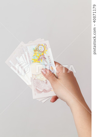 Ten pound notes of Bank of England Ten pound notes of Bank of England 40871179