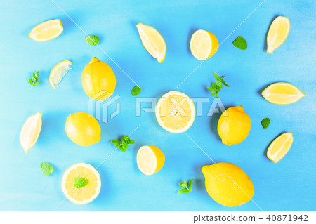 Fresh lemon fruits 40871942