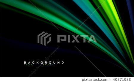 Fluid mixing colors, vector wave abstract background 40871988