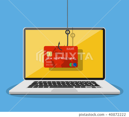 Internet phishing and hacking attack concept. Internet phishing and hacking attack concept. 40872222