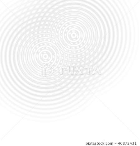 White circle wave effect, abstract background 40872431