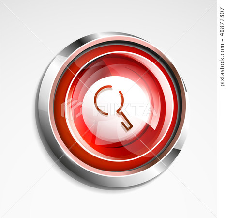 Search magnifyier web button, magnify icon. Modern magnifying glass sign, web site design or mobile Search magnifyier web button, magnify icon. Modern magnifying glass sign, web site design or mobile 40872807