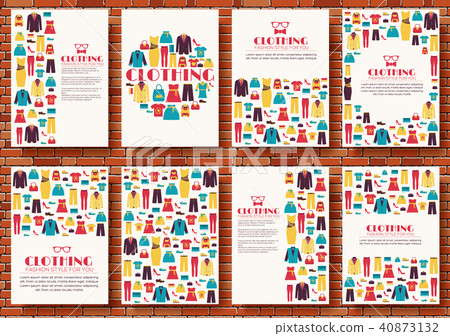 Fashion clothing infographics template concept. 40873132