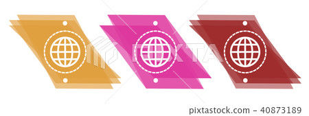 Abtsract vector geometric globe logo. Abtsract vector geometric globe logo. 40873189