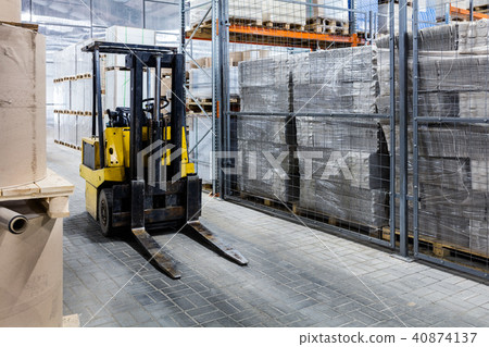 autoloader in a warehouse autoloader in a warehouse 40874137