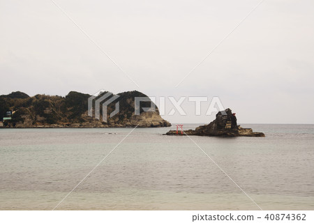 Watashima Moriya Coast Katsuura City Chiba Ken Stock Photo