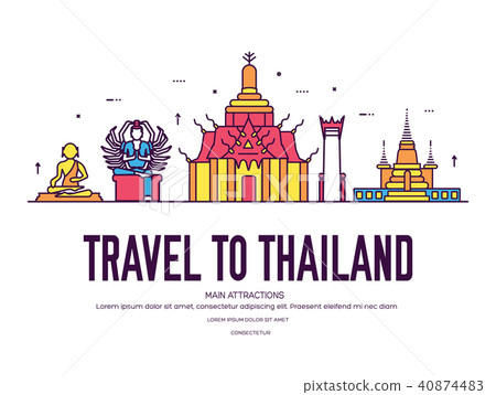 Country Thailand travel vacation of place  40874483