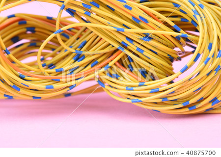 Closeup of Electric Cables Closeup of Electric Cables 40875700