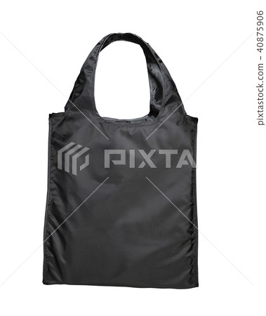 Black beamless fashion paper-bag with cords. 40875906