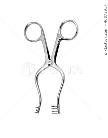 forceps isolated on white background 40875917