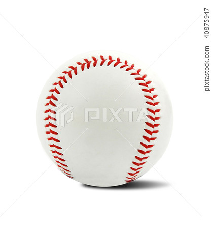 baseball ball on a white background 40875947