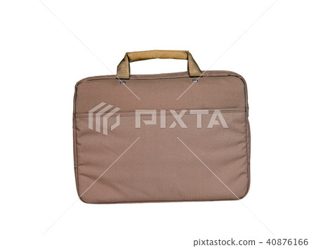 Slim laptop bag isolated on white background Slim laptop bag isolated on white background 40876166