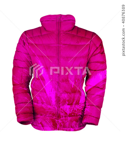 violet jacket isolated on white background violet jacket isolated on white background 40876389