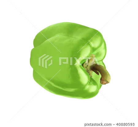 green pepper isolated on white background green pepper isolated on white background 40880593