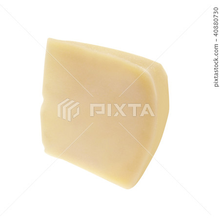 piece of cheese isolated on white background piece of cheese isolated on white background 40880730