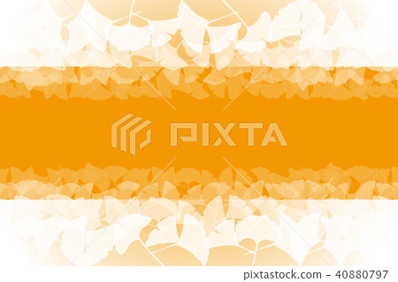 Background material, price tag, name tag, copy space, imitation, pattern, fallen leaves, autumn, autumn leaves, dead leaves, ginkgo leaves, ginkgo, fallen leaves, 40880797