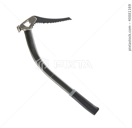 climbing ice axe rock equipment isolated on white 40881169