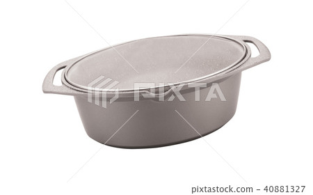 kitchen pan isolated on a white background 40881327