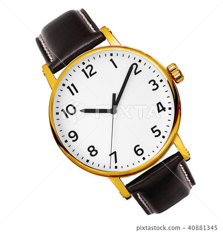 modern watch isolated on a white background 40881345