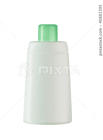 White lotion bottle isolated on white White lotion bottle isolated on white 40881395