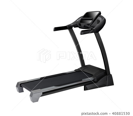 treadmill isolated on white background treadmill isolated on white background 40881530