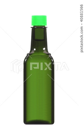 Green plastic bottle Green plastic bottle 40881566