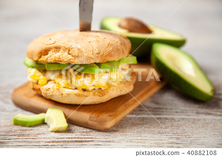 Avocado and egg sandwich Avocado and egg sandwich 40882108
