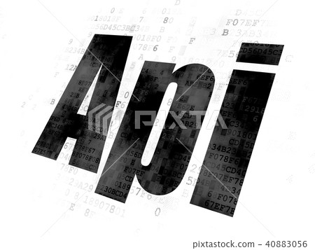 Software concept: Api on Digital background Software concept: Api on Digital background 40883056