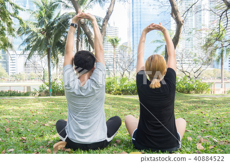 Yoga Sport and Healthy lifestyle concept. 40884522