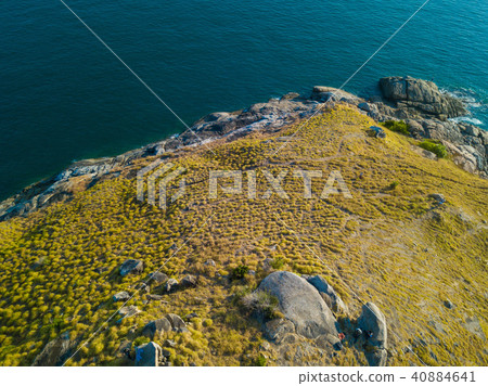 Aerial view of beautiful Krating Cape  Aerial view of beautiful Krating Cape  40884641