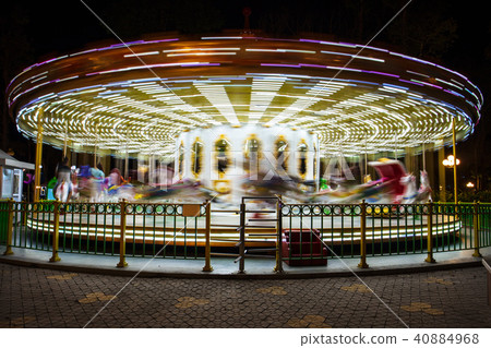 beautiful bright carousel 40884968