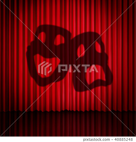 Theatre Mask Curtains 40885248