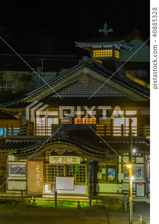 Nagayu Onsen night view [Takeda City, Oita Prefecture] 40885328