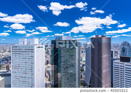 "Tokyo Metropolis" Tokyo City Scenery, Skyscraper 40885822
